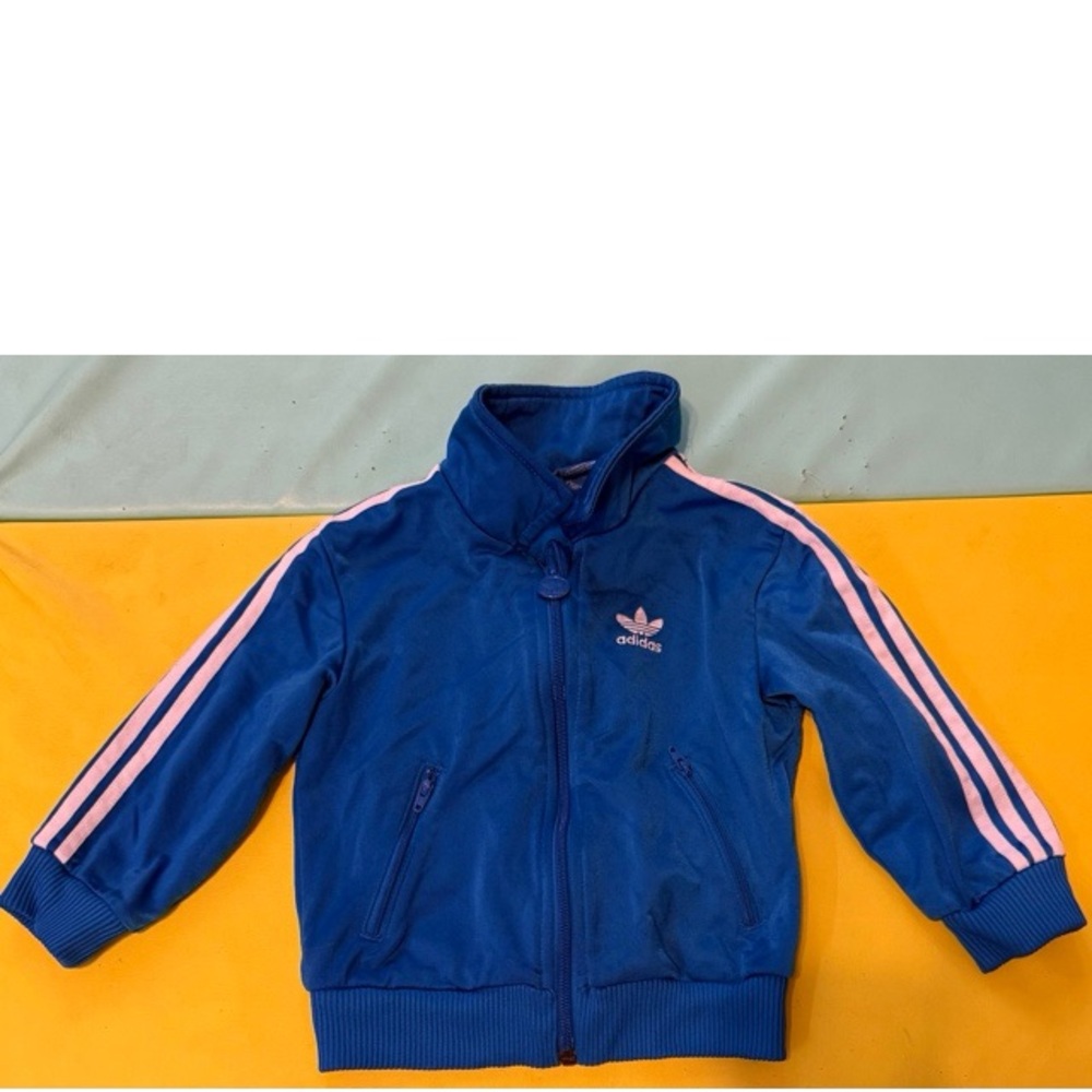 Adidas Toddler Boy Zip-Up Sweatshirt. Size 3-4.